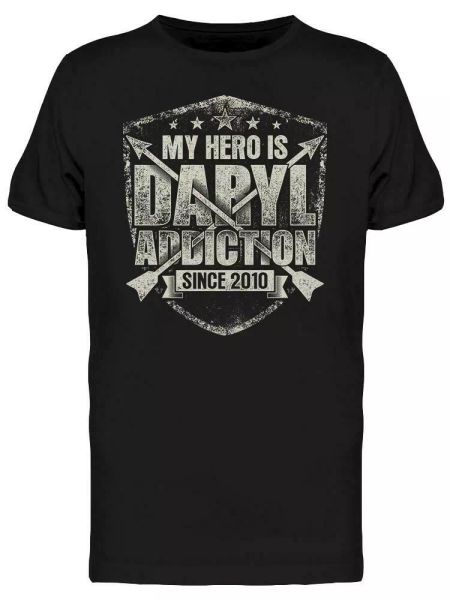 

my hero use a bow tee men's -image by shutterstock, White;black