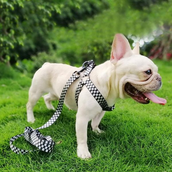 

dog collars & leashes vest harness printed leash set adjustable heavy duty pulling halter anti-twist walking training harnesses
