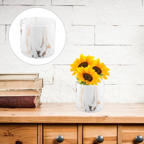 

vases 1pc modern style ceramic flower pot marble planter pots succulents flowerpot