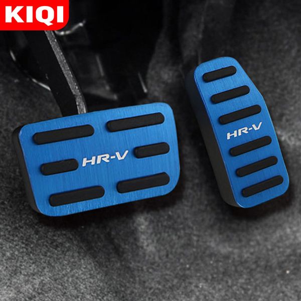 

kiqi at car pedals for hrv hr-v 2014 2015 2019 2020 accessories aluminous alloy brake gas pedal cover