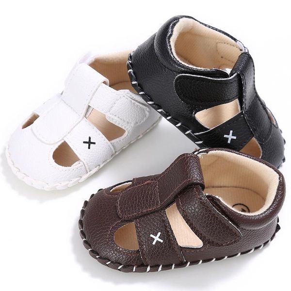 

first walkers white solid soft sole pu leather baby boy shoes anti-slip bota infantil christening pography props bs025