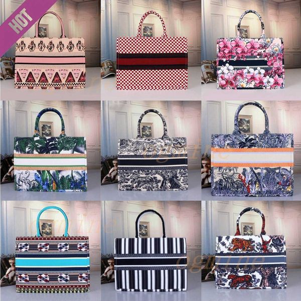 

[has stock] woman handbag bags ladies large-capacity book tote designer fashion retro canvas handmade print imitation embroidery multicolor, Black