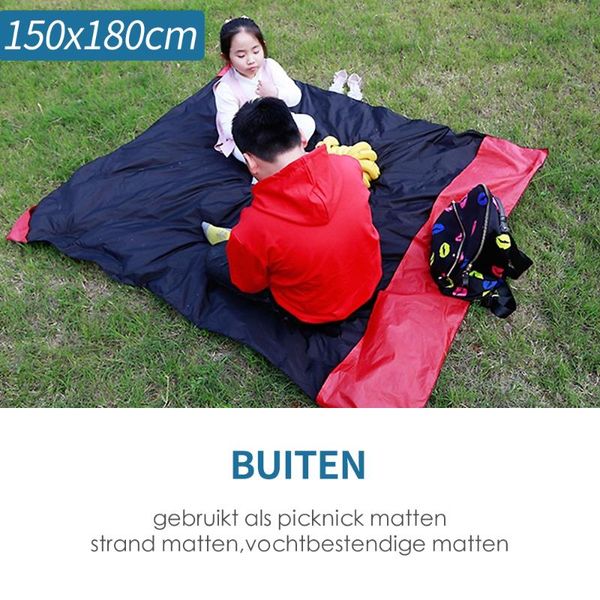 

outdoor pads 2021 1pc pocket picnic waterproof beach mat portable camping blanket 70x110cm,110x150cm,150x180cm