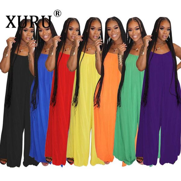 

women's jumpsuits & rompers european and american suspenders solid color wide-leg jumpsuit open back sleeveless, Black;white