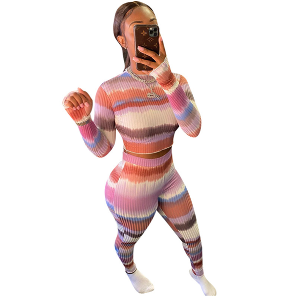 

women's tracksuits two piece set women tracksuit summer clother crop and stacked leggings pants 2 outfits suits matching sets, Gray