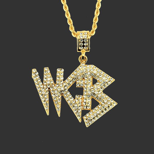 

pendant for men chains hip hop amulet neck s accessories letter necklace men's jewelry, Silver
