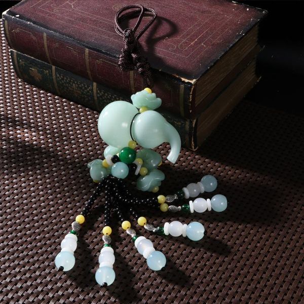 

interior decorations gourd car hanging pendant ornament accessories gift styling (light green)