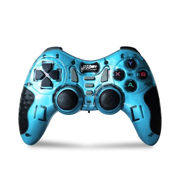 Oyun Denetleyicileri Joysticks PS3/PC/Raspberry Pi Controller Süper Konsol Pawky Kutusu Android TV Oyun Joyu için Renkli 2.4G Kablosuz Gamepad