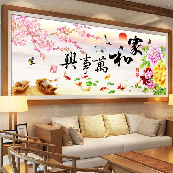 

diamond painting qianzehui,diy 5d home and everything nine fish embroidery,round full rhinestone cross stitch,needlework