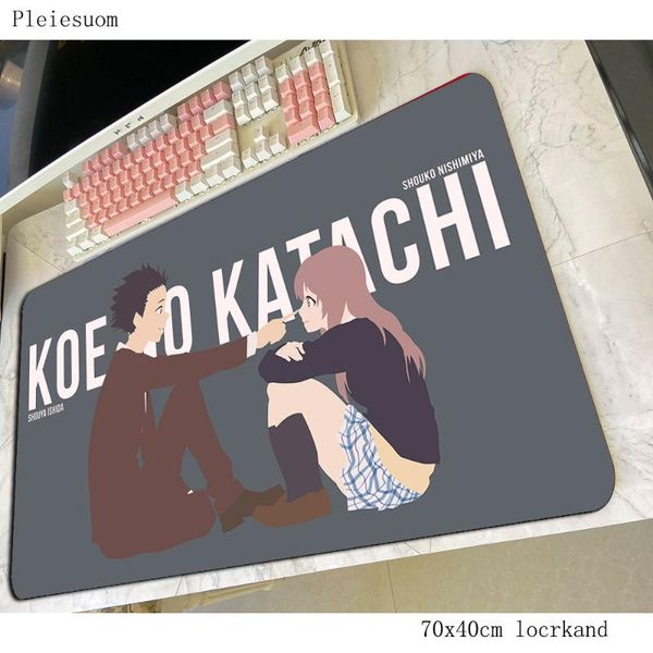 

mouse pads & wrist rests koe no katachi pad 700x400x4mm mousepads gaming mousepad gamer big personalized keyboard pc