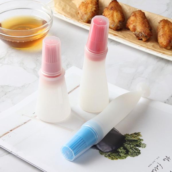 

tools & accessories bbq brush silica gel oil bottle silicone liquid pastry kitchen baking grill barbecue cooking camping gadgets
