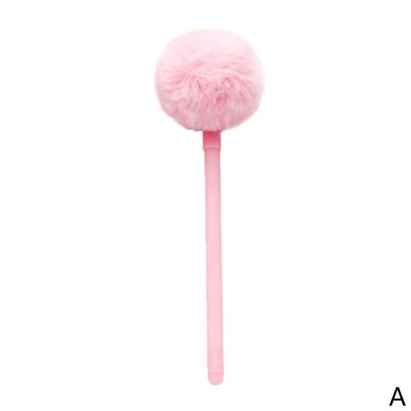 

gel pens vividcraft 5mm hair ball pen cute pink girl