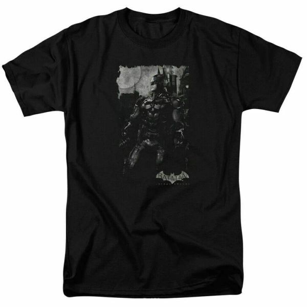 

batman arkham knight bat brood t shirt licensed comic book tee black, White;black