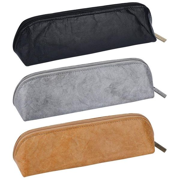 

retro simple large-capacity pencil case office supplies stationery box student pen holder bags estuche escolar pouch