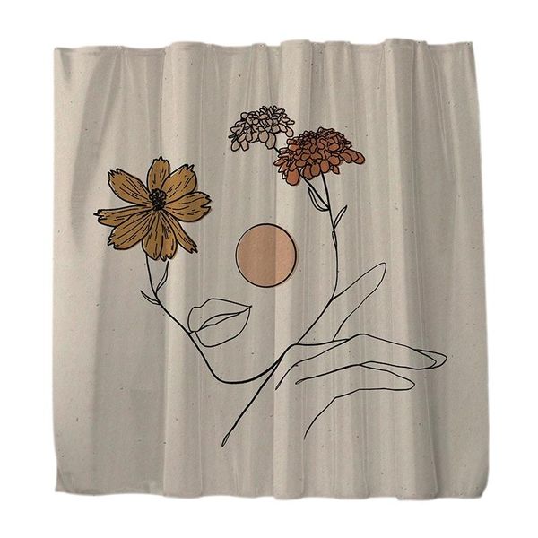 

shower curtains bathroom curtain waterproof toilet mould proof material home decor accessories