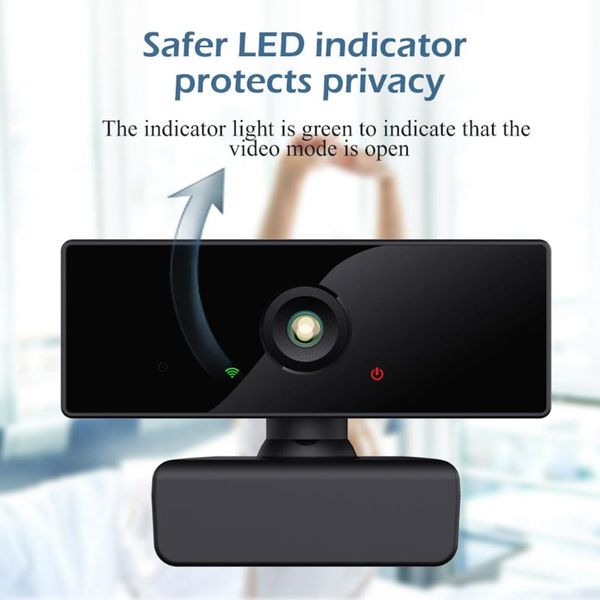 

webcams 1080p hd webs camera 110 degree widescreen usb plug and play built-in mic webcam for school office working supply