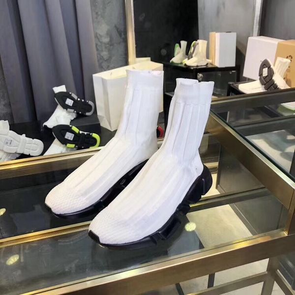 

alexander 2021 speed trainer casual shoes fashion men women socks triple black white neon grey royal prune lighting comfortable sports sneak, Red;white