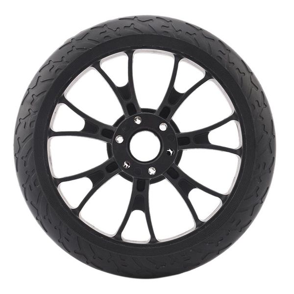 

skateboarding 8 inch pu wheel of electric scooter pram stroller non-slip wear-resistant tires spare part accessories