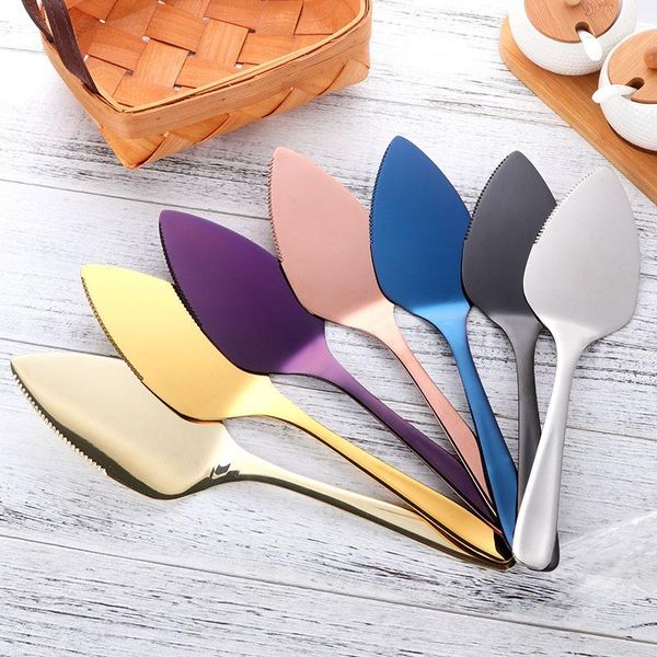 

baking & pastry tools stainless steel cake shovel knife pie pizza cheese server divider knives cookie cutter kitchen accessories