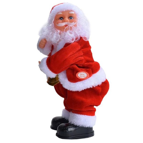 

christmas decorations shaking arms thumbs-up electric music santa claus toy musical dance funk bumovement decoration magical