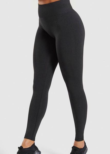 

quick-drying pants nine pants 2021fitness gradient hips belly training gym leggings, Black