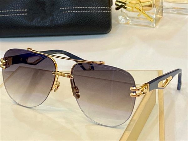 

the blakii fashion summer style gradient lens sunglasses uv 400 protection for men vintage oval metal no frame come with case classic eyegla, White;black