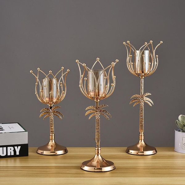 

candle holders wrought iron candlesticks wedding props home decoration table candlelight dinner ornaments