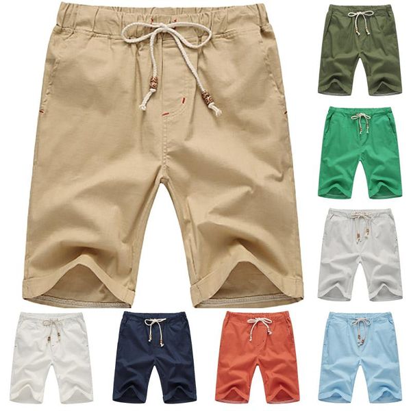 

men's shorts summer breeches 2021 casual multiple colour men boardshorts homme classic brand clothing beach male loose, White;black