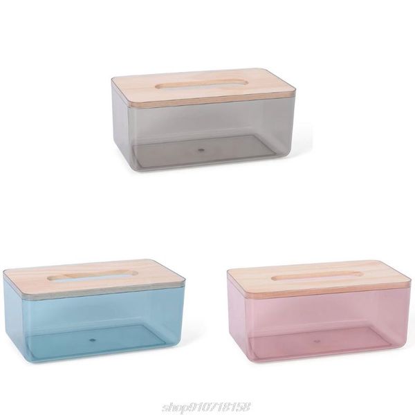 

tissue boxes & napkins transparent and simple paper box, household living nordic minimalist creative pumping box for home office decor m24 2