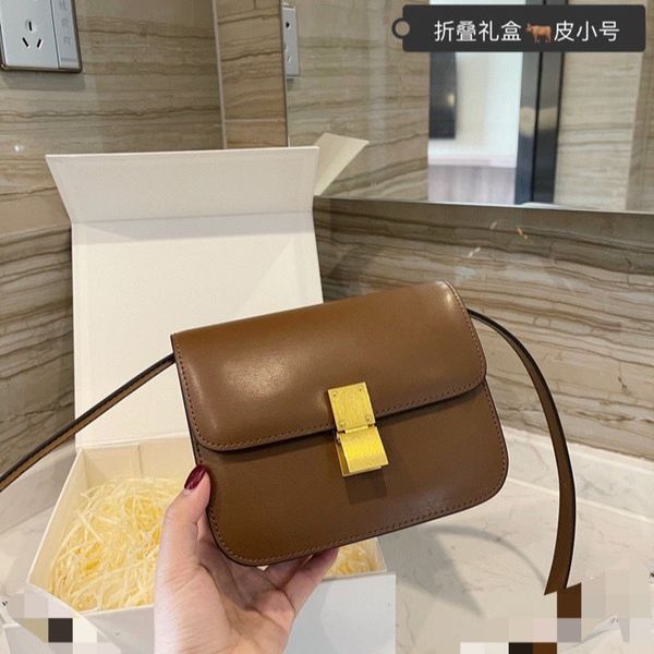 

2021 new style beancurd bag, square bag, women's bag, leather and cowhide bag ysj