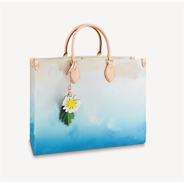 

women luxurys designers bags 2021 colored canvas letter flower ornaments print female shopper clu designer handbag handbags totes crossbody