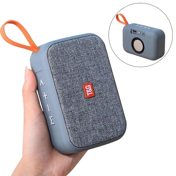 

portable bluetooth-compatible speaker mini wireless soundbar outdoor indoor hifi subwoofer port tf card fm radio aux