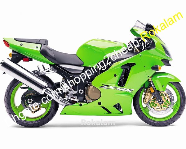 Verkleidung Ninja ZX12R 2002 2003 2004 Für Kawasaki ZX-12R 02 03 04 ZX 12R Grün ABS Kunststoff Motorrad Kit (Spritzguss)