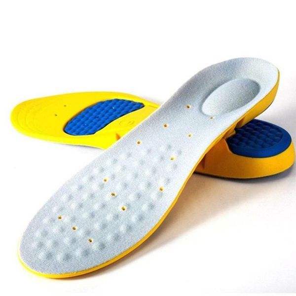 

shoes materials 1pair running climbing absorb point pressure arch support breathable anti fatigue soft foot massage sport insole, Black