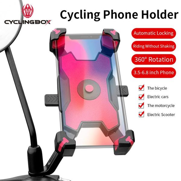 

car & truck racks mountain bike mobile phone holder motorcycle electric riding fixed navigation