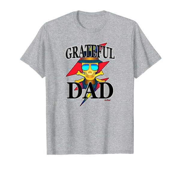 

mens grateful dad, White;black