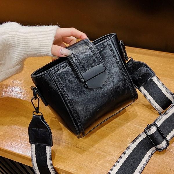 

evening bags women's wide strap crossbody bag luxury lock handbag lady messenger high end pu leather shoulder bolsa feminina