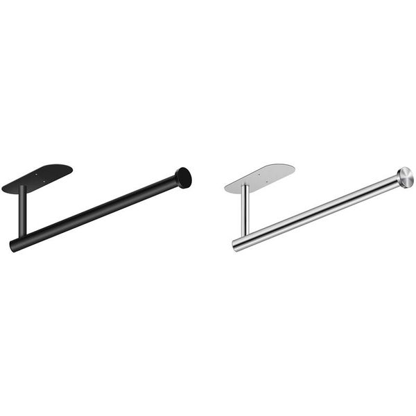 

toilet paper holders towel holder under cabinet rack stainless steel wall mount for kitchen, bathroom