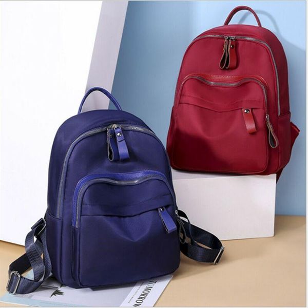 

backpack women anti-theft leather school travel waterproof satchel shoulder bag