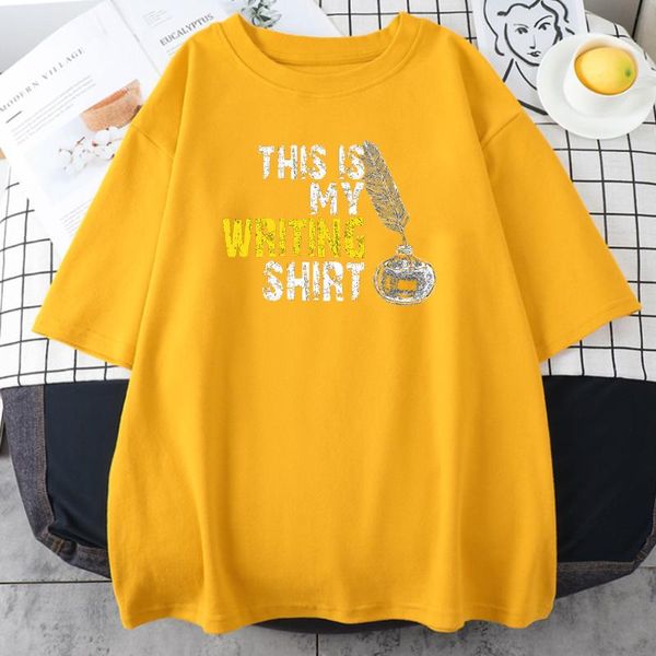 

women's t-shirt simple letter printing woman t shirt creativity round neck tee comfortable t-shirts 2021 street casual womens, White