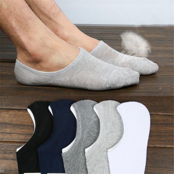 

pairs of men's summer all-cotton cotton socks with light in pure color, Black