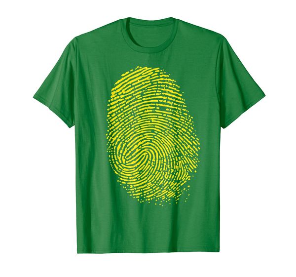 

dna proud brazil brasil thumbprint color jersey t-shirt, White;black