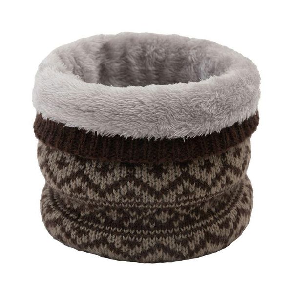 

winter thick plus velvet warm casual collar single loop pullover outdoor travel scarf neck warmer protection cycling mask // caps & masks, Black