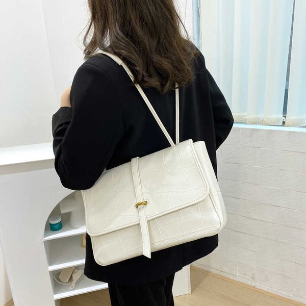 

tote women's large capacity simple cowhide commuters bag armpit shoulder bag women purse
