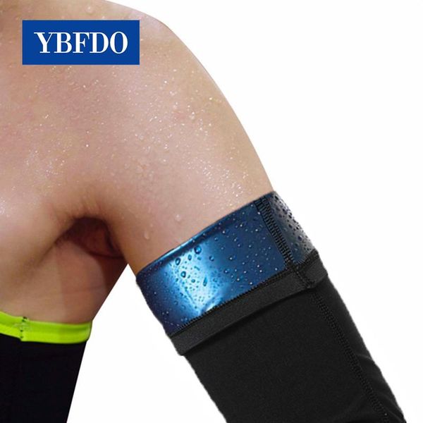 

elbow & knee pads ybfdo 1pair silver ion coating arm control trimmers wraps slimmer arms slim armbands shapers sweat sauna fitness, Black;gray
