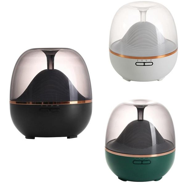 

humidifiers 600ml aroma diffuser humidifier timing adjustable colorful night light