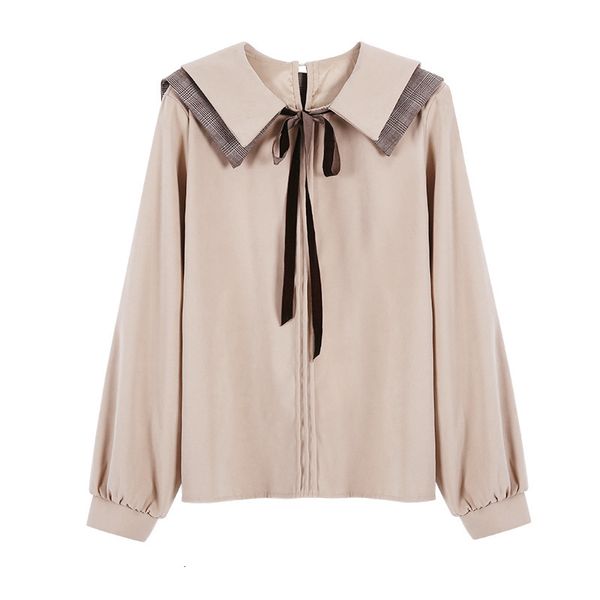 

skirt women's blouses fashionable retro shirt, Black