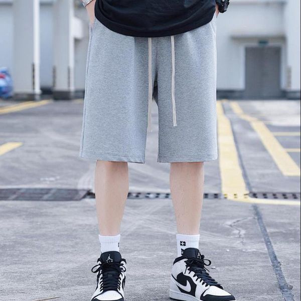 

men's shorts summer trend all-match five-point pants cotton fashion casual loose beach sports cargo surf, White;black