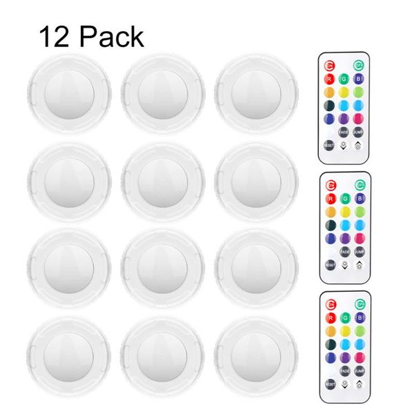 

remote wireless dimmable touch sensor led under kitchen cabinets lights puck for close wardrobe home decor night lamp cabinet light