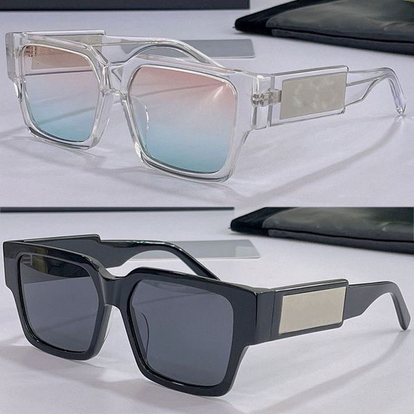 

clear frame sunglasses sur occhiali da sole neri trend retro general travel driving special outdoor glasses brand designer with original box, White;black